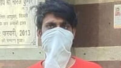 Mohit (30), who is a plumber, in custody. Mohit (30), who is a plumber, in custody.
