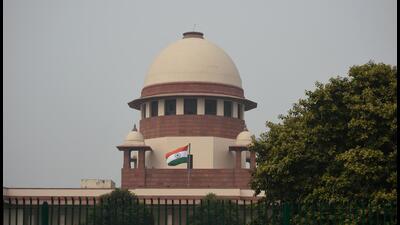 New Delhi, India - Jan. 28, 2020: A view of Supreme court, in New Delhi, India, on Tuesday, January 28, 2020. (Photo by Amal KS / Hindustan Times) (Amal KS/HT PHOTO)
