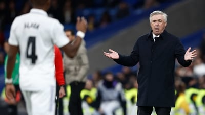 Real Madrid coach Carlo Ancelotti (REUTERS)