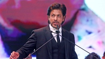 Shah Rukh Khan recently reviewed a fan’s tattoos dedicated to him. (ANI/Utpal Sarkar) Shah Rukh Khan recently reviewed a fan’s tattoos dedicated to him. (ANI/Utpal Sarkar)
