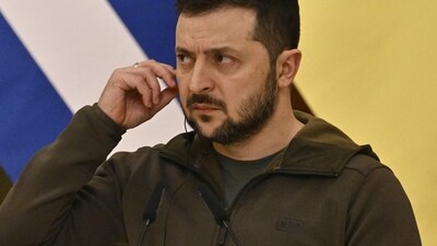 Russia-Ukraine War: Ukraine's President Volodymyr Zelensky is seen. (AFP)