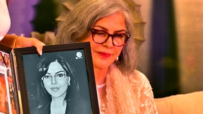 Bollywood actress Zeenat Aman during an event at a hotel in Ludhiana on Thursday. (Gurpreet Singh/HT) Bollywood actress Zeenat Aman during an event at a hotel in Ludhiana on Thursday. (Gurpreet Singh/HT)
