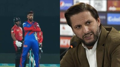 Afridi had said that he had a chat with Amir after his celebration for dismissing Babar Azam Afridi had said that he had a chat with Amir after his celebration for dismissing Babar Azam