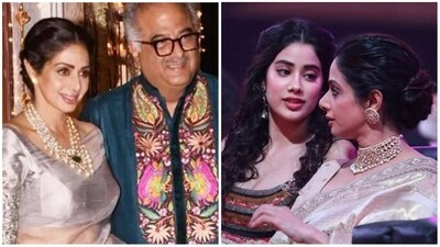 Boney Kapoor and Janhvi Kapoor have shared Instagram posts in memory of Sridevi. Boney Kapoor and Janhvi Kapoor have shared Instagram posts in memory of Sridevi.