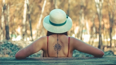 Back: The back provides a large canvas for intricate and detailed tattoos. A back tattoo can be easily hidden or shown off, depending on the occasion. (Unsplash) Back: The back provides a large canvas for intricate and detailed tattoos. A back tattoo can be easily hidden or shown off, depending on the occasion. (Unsplash)