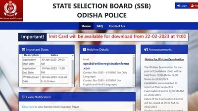 Odisha Police constable exam admit card releasing on Feb 22