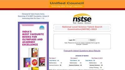 NSTSE 2023 results released at unifiedcouncil.com, NSTSE 2023 results released at unifiedcouncil.com,