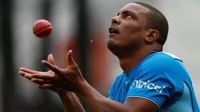 West Indies' Shannon Gabriel during nets. (Action Images via Reuters)