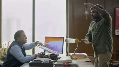 Vijay Sethupathi and Zakir Hussain in a still from Raj and DK's Farzi.