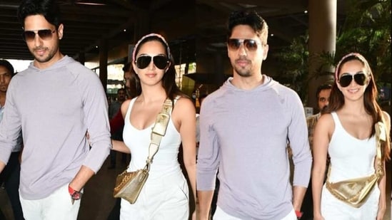 Kiara Advani and Sidharth Malhotra returned to Mumbai.