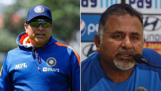 Bharat Arun (R) recalls the conversation he had with VVS Laxman back in the day (Getty Images)