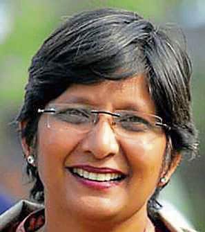 Principal Kavita Chatterjee Das, who is set to retire after serving the school for 15 years. (HT Photo)