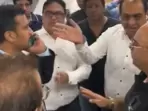 Passenger involved in a fight with Air India staff at Delhi airport. (Screengrab/Twitter-ANI) Passenger involved in a fight with Air India staff at Delhi airport. (Screengrab/Twitter-ANI)