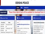 Odisha Police Constable Admit Card out at opssb.nic.in, download link here 