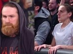 Sami Zayn and his wife(left)