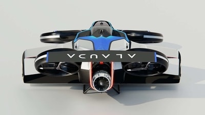 The Airspeeder MK4, world's first 'flying racing car' (Twitter/AirspeederHQ) The Airspeeder MK4, world's first 'flying racing car' (Twitter/AirspeederHQ)