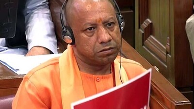 Uttar Pradesh Chief Minister Yogi Adityanath attends the first day of the Budget Session of the State Assembly, in Lucknow on Monday. (ANI) Uttar Pradesh Chief Minister Yogi Adityanath attends the first day of the Budget Session of the State Assembly, in Lucknow on Monday. (ANI)
