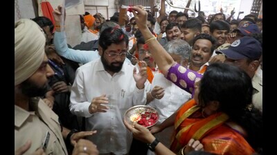Chief Minister Eknath Shinde and Sena leader Aaditya Thackeray will visit the city on Thursday to attend rally for their respective candidates (HT FILE PHOTO) Chief Minister Eknath Shinde and Sena leader Aaditya Thackeray will visit the city on Thursday to attend rally for their respective candidates (HT FILE PHOTO)