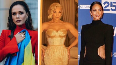 The presenting trio for the two semi-finals on 9 and 11 May will be Hannah Waddingham (centre), Alesha Dixon (right), and Julia Sanina (left), with Graham Norton joining them for the grand final on Saturday, 13 May. (Instagram/hannah_waddingham, Instagram/aleshaofficial, Instagram/the_hardkiss) The presenting trio for the two semi-finals on 9 and 11 May will be Hannah Waddingham (centre), Alesha Dixon (right), and Julia Sanina (left), with Graham Norton joining them for the grand final on Saturday, 13 May. (Instagram/hannah_waddingham, Instagram/aleshaofficial, Instagram/the_hardkiss)