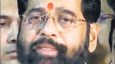 Mumbai, Feb 17 (ANI): Maharashtra Chief Minister Eknath Shinde speaks to the media after Election Commission ordered that the party name “Shiv Sena” and the party symbol “Bow and Arrow” will be retained by the Eknath Shinde faction, in Mumbai on Friday. (ANI Photo) (ANI) Mumbai, Feb 17 (ANI): Maharashtra Chief Minister Eknath Shinde speaks to the media after Election Commission ordered that the party name “Shiv Sena” and the party symbol “Bow and Arrow” will be retained by the Eknath Shinde faction, in Mumbai on Friday. (ANI Photo) (ANI)