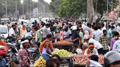 The process to move Ludhiana street vendors to designated sites will begin within a week’s time. (HT Filr)
