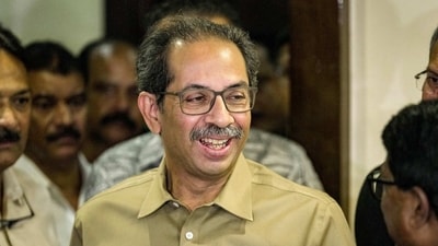 Former Maharashtra chief minister Uddhav Thackeray.