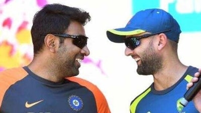 File photo of R Ashiwn and Nathan Lyon File photo of R Ashiwn and Nathan Lyon