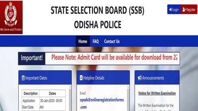 Odisha Police Constable Admit Card out at opssb.nic.in, download link here Odisha Police Constable Admit Card out at opssb.nic.in, download link here