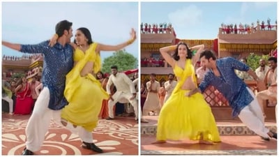 Ranbir Kapoor and Shraddha Kapoor in stills from Show Me The Thumka. Ranbir Kapoor and Shraddha Kapoor in stills from Show Me The Thumka.