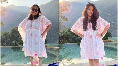Supriya Pathak and daughter Sanah Kapur are on a vacation together. Supriya Pathak and daughter Sanah Kapur are on a vacation together.