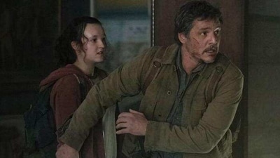 At the 15:18 mark on HBO Max, viewers can see what appears to be a member of the show's film crew tucked away in the corner of one shot. (HBO) At the 15:18 mark on HBO Max, viewers can see what appears to be a member of the show's film crew tucked away in the corner of one shot. (HBO)