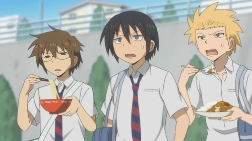 Daily Lives of High School Boys is a comedy anime that follows the story of three high school boys as they navigate their way through adolescence. (Showgate) Daily Lives of High School Boys is a comedy anime that follows the story of three high school boys as they navigate their way through adolescence. (Showgate)