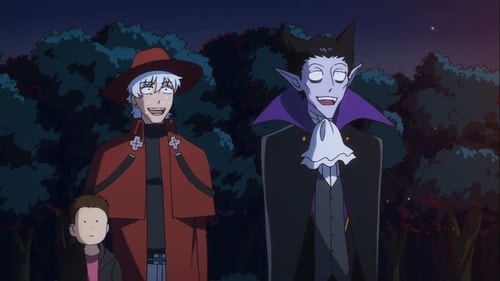 The Vampire Dies In No Time is a comedy anime that parodies the vampire genre. (Madhouse) The Vampire Dies In No Time is a comedy anime that parodies the vampire genre. (Madhouse)