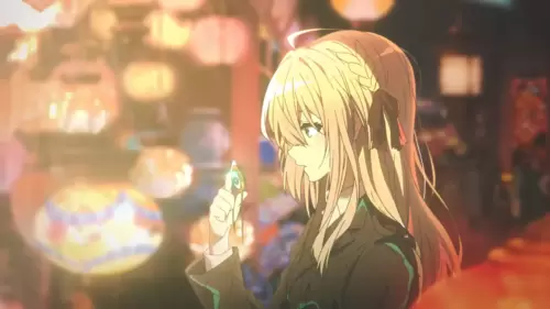 Violet's journey to becoming a writer's assistant leads her to understand and feel emotions that she had never experienced before. (Kyoto Animation)