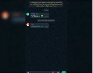 WABetaInfo shared this screenshot WABetaInfo shared this screenshot