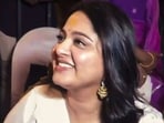 Anushka Shetty spotted at a temple. Anushka Shetty spotted at a temple.