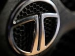 Tata Motors' electric vehicle 'Ace' at an event to kick off its customer deliveries, in New Delhi, Monday. (PTI)