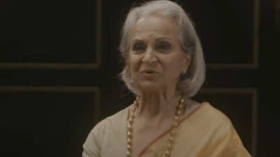 Waheeda Rehman on Arbaaz Khan's chat show The Invincibles. Waheeda Rehman on Arbaaz Khan's chat show The Invincibles.