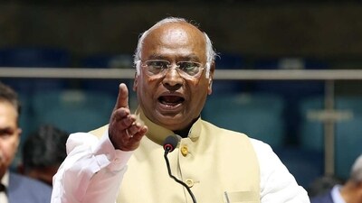 Congress President Mallikarjun Kharge. (Congress Twitter) Congress President Mallikarjun Kharge. (Congress Twitter)