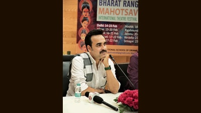 Actor Pankaj Tripathi recently visited NSD to be part of a discussion at the 22nd Bharat Rang Mahotsav. (Photos: Manoj Verma/HT) Actor Pankaj Tripathi recently visited NSD to be part of a discussion at the 22nd Bharat Rang Mahotsav. (Photos: Manoj Verma/HT)