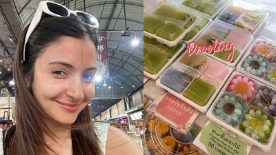 Anushka Sharma is trying out local Thai food and dishes on her Thailand trip. Anushka Sharma is trying out local Thai food and dishes on her Thailand trip.