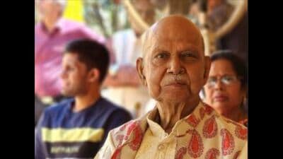 His last rites were held in Bengaluru on February 23. (HT Photo)