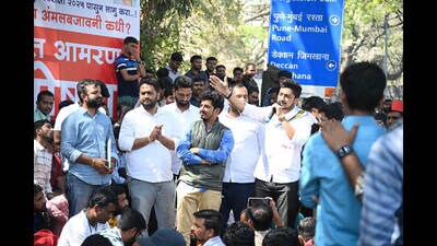 Many competitive exam aspirants have been staging protests across the state over the issue since past few months. (HT FILE PHOTO) Many competitive exam aspirants have been staging protests across the state over the issue since past few months. (HT FILE PHOTO)