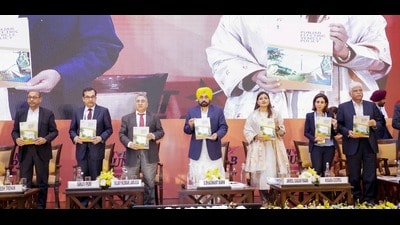 Punjab CM Bhagwant Mann gave a clarion call to industrialists to become partners in socio-economic growth in the state and said no stone will be left unturned to facilitate investors. Punjab CM Bhagwant Mann gave a clarion call to industrialists to become partners in socio-economic growth in the state and said no stone will be left unturned to facilitate investors.