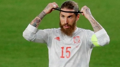Spain's Sergio Ramos in action (REUTERS)