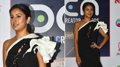Shehnaaz Gill attends Lokmat Digital Creator Awards. (HT Photo/Varinder Chawla) Shehnaaz Gill attends Lokmat Digital Creator Awards. (HT Photo/Varinder Chawla)
