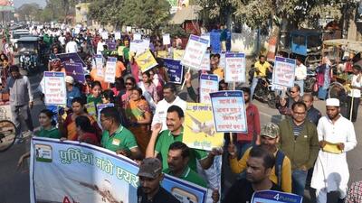 The participants included doctors, engineers, retired bureaucrats, lawyers, businessmen and students. (HT Photo) The participants included doctors, engineers, retired bureaucrats, lawyers, businessmen and students. (HT Photo)