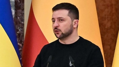 Ukrainian President Volodymyr Zelensky. (AFP) Ukrainian President Volodymyr Zelensky. (AFP)