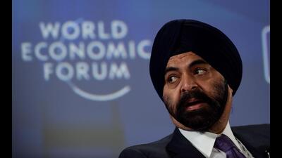 US President Joe Biden said Washington is nominating former Mastercard Chief Executive Ajay Banga to lead the World Bank. (AFP) US President Joe Biden said Washington is nominating former Mastercard Chief Executive Ajay Banga to lead the World Bank. (AFP)
