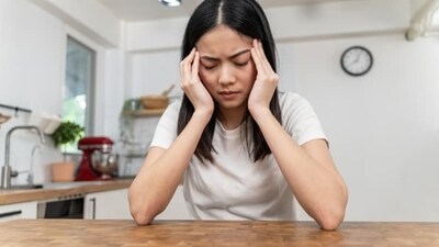 Headaches: Iron deficiency can cause headaches, particularly in women. This is because women need more iron than men due to blood loss during menstruation. If the body doesn't have enough iron, it can't produce enough hemoglobin, which can lead to reduced oxygen flow to the brain and cause headaches. (Unsplash)